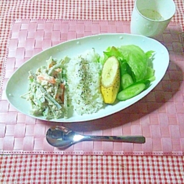 ヨウサマの タニタ式 ダイエット食ゴボウサラダ丼 レシピ 作り方 By 陽サマ 楽天レシピ ヨウサマの タニタ式 ダイエット食ゴボウサラダ丼 レシピ 作り方 By 陽サマ 楽天レシピ